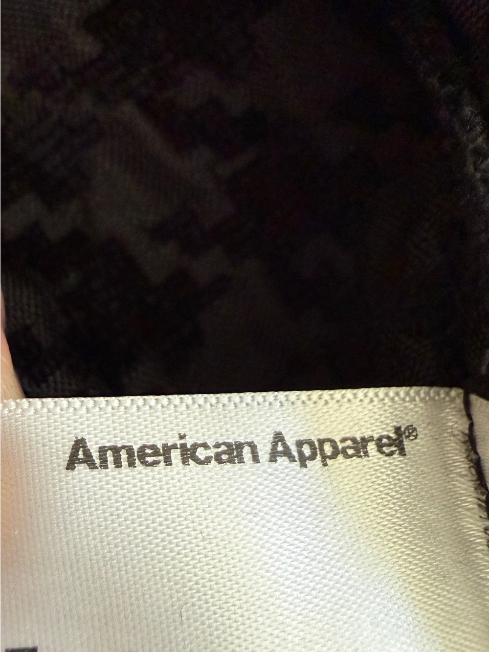AMERICAN APPAREL Black Houndstooth Mini Cocktail Dress NWT Made in USA Sz M - Picture 8 of 10